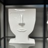 White Ceramic - Face Vase White Ceramic - Face Vase