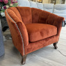 Alexander & James - Betsy Chair in Plush Marmalade Alexander & James - Betsy Chair in Plush Marmalade