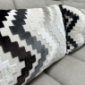 Set of 2 Neutral - Chevron Large Rectangle Cushion Set of 2 Neutral - Chevron Large Rectangle Cushion