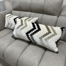 Set of 2 Neutral - Chevron Large Rectangle Cushion Set of 2 Neutral - Chevron Large Rectangle Cushion