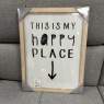 Happy Place - Framed Picture Happy Place - Framed Picture