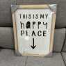 Happy Place - Framed Picture Happy Place - Framed Picture