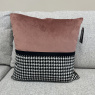 Set of 4 Couture Rose Cushions - Houndstooth by Paul Moneypenny Set of 4 Couture Rose Cushions - Houndstooth by Paul Moneypenny