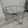 Orebo - Round Table Steel and Glass Orebo - Round Table Steel and Glass