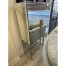 Luxe Cabinet - Tall Mirrored with Brushed Gold Luxe Cabinet - Tall Mirrored with Brushed Gold