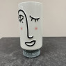 Quirky Face Vase with Aztec Base Quirky Face Vase with Aztec Base