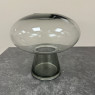 Large Grey Mushroom Glass Vase Large Grey Mushroom Glass Vase