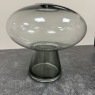 Large Grey Mushroom Glass Vase Large Grey Mushroom Glass Vase