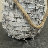 Woven Bark Lantern - with Rope Handle Woven Bark Lantern - with Rope Handle