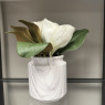 Marble Style Pot - Faux Flower Arrangement Marble Style Pot - Faux Flower Arrangement