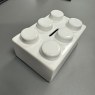 White Lego Brick - Moneybox White Lego Brick - Moneybox