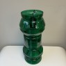 Moki Tall Green Glass Deco Vase Moki Tall Green Glass Deco Vase