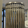 Luxe Fluted Nickel Statement Table Lamp Luxe Fluted Nickel Statement Table Lamp