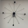 Black Large Spider Clock Black Large Spider Clock