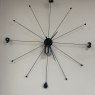 Black Large Spider Clock Black Large Spider Clock