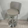 Set of 2 Monza - Swivel Barstool Taupe Set of 2 Monza - Swivel Barstool Taupe