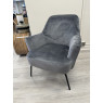 Melinda Grey Velvet Chair Melinda Grey Velvet Chair