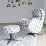 Fama - Lenny XL Chair + Footstool Fama - Lenny XL Chair + Footstool