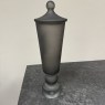 Tall Grey Frosted Jar with Lid Tall Grey Frosted Jar with Lid