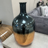 XL Izzy Two Tone - Teal/Gold Vase XL Izzy Two Tone - Teal/Gold Vase