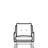 Natuzzi Editions - Amicizia - Armchair with Wooden Legs Natuzzi Editions - Amicizia - Armchair with Wooden Legs