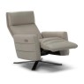 Natuzzi Editions Istante - E44 - Swivel Chair with Electric Recliner and Battery Natuzzi Editions Istante - E44 - Swivel Chair with Electric Recliner and Battery