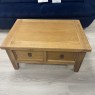 Capital Oak - Solid 2 Drawer Coffee Table Capital Oak - Solid 2 Drawer Coffee Table