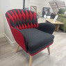 Crackerjack Black & Red - Occasional Chair Crackerjack Black & Red - Occasional Chair