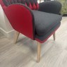 Crackerjack Black & Red - Occasional Chair Crackerjack Black & Red - Occasional Chair