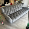 Vantage - Grey Velvet Feature Sofa Vantage - Grey Velvet Feature Sofa