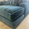 Harlem - Large Chaise Sofa in Teal Fabric Harlem - Large Chaise Sofa in Teal Fabric