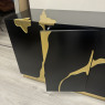 Black & Gold Glamour Sideboard - 4 Door Black & Gold Glamour Sideboard - 4 Door
