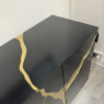 Black & Gold Glamour Sideboard - 4 Door Black & Gold Glamour Sideboard - 4 Door