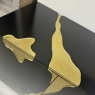 Black & Gold Glamour Sideboard - 4 Door Black & Gold Glamour Sideboard - 4 Door