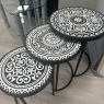 Black & White Set of 3 Tables Black & White Set of 3 Tables
