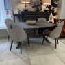 SYDNEY Extendable Round Dining Table & 4 Dining Chairs SYDNEY Extendable Round Dining Table & 4 Dining Chairs