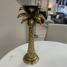 Palm Tree Candle Holder - Gold Finish Palm Tree Candle Holder - Gold Finish