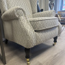 Parker Knoll York - Wing Chair in Diamond Pattern Fabric Parker Knoll York - Wing Chair in Diamond Pattern Fabric