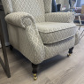 Parker Knoll York - Wing Chair in Diamond Pattern Fabric Parker Knoll York - Wing Chair in Diamond Pattern Fabric