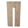 Alani - Art Sculpture in Solid Travertine Stone Alani - Art Sculpture in Solid Travertine Stone
