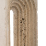 Alani - Art Sculpture in Solid Travertine Stone Alani - Art Sculpture in Solid Travertine Stone