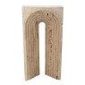Alani - Art Sculpture in Solid Travertine Stone Alani - Art Sculpture in Solid Travertine Stone