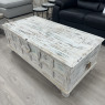 Littletree White Leaf Storage Coffee Table Littletree White Leaf Storage Coffee Table