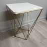 Priya - Marble & Brass Style Lamp Table Priya - Marble & Brass Style Lamp Table