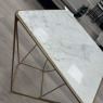 Priya - Marble & Brass Style Lamp Table Priya - Marble & Brass Style Lamp Table