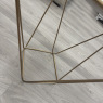 Priya - Marble & Brass Style Lamp Table Priya - Marble & Brass Style Lamp Table
