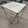 Priya - Marble & Brass Style Lamp Table Priya - Marble & Brass Style Lamp Table