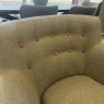 Draper Armchair with Multicoloured Buttons Draper Armchair with Multicoloured Buttons