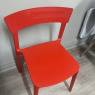 Calligaris Skin - Set of 2 Red Chairs Calligaris Skin - Set of 2 Red Chairs