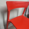 Calligaris Skin - Set of 2 Red Chairs Calligaris Skin - Set of 2 Red Chairs